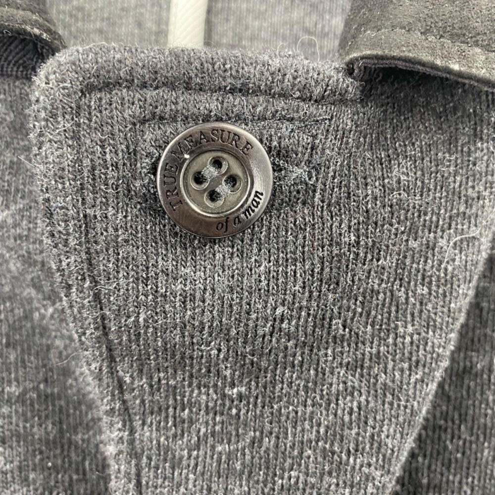 True Measure Men's Wool Blend Jacket Gray Size Large - Picture 5 of 8